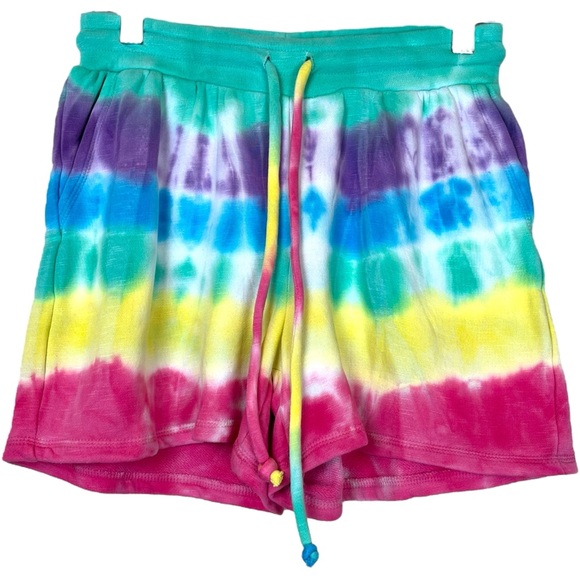 Anthropologie Chaser Cabana Tie Dye French Terry Cotton Shorts size XS NWT - Picture 2 of 6